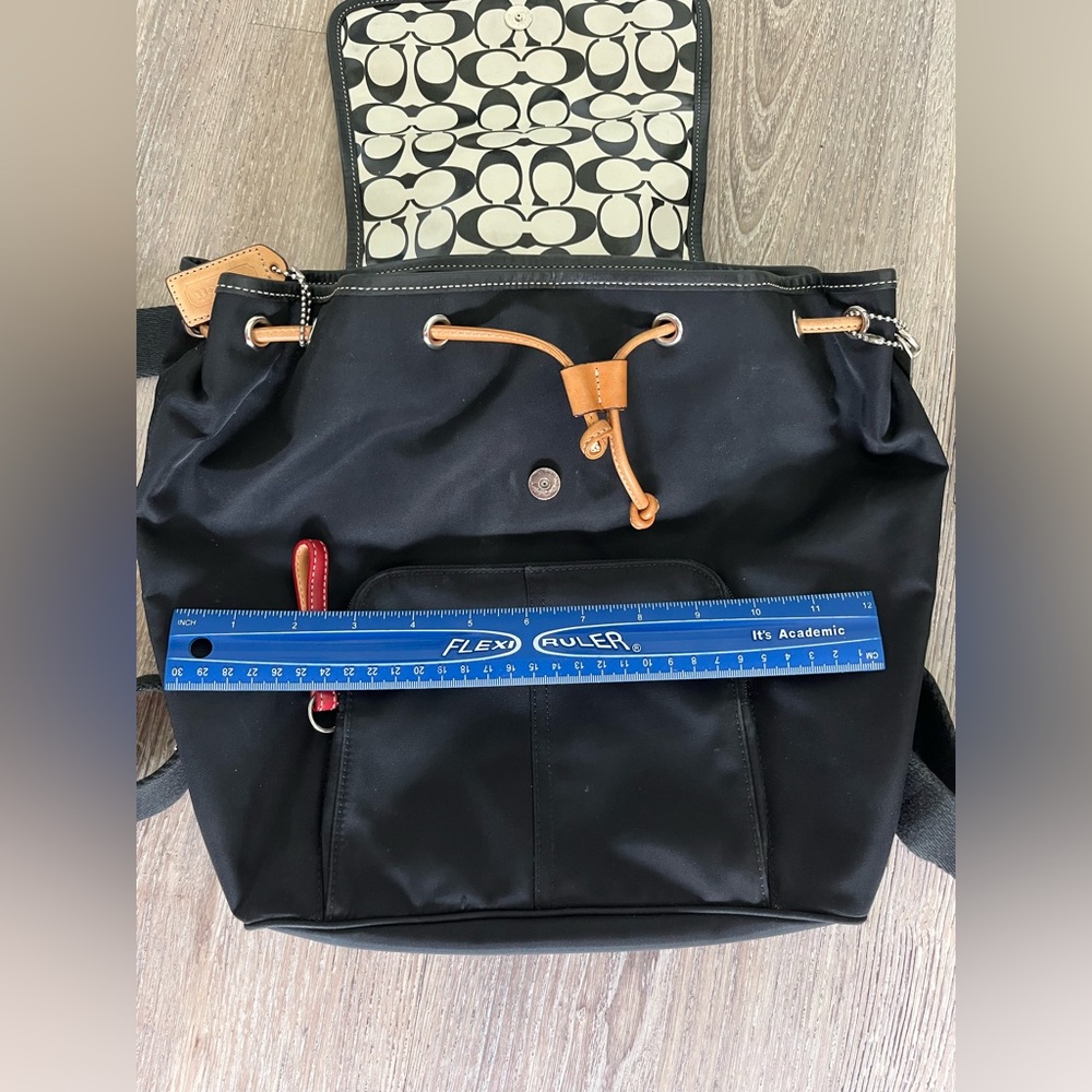 COACH canvas backpack and COACH leather wallet. - Picture 13 of 17